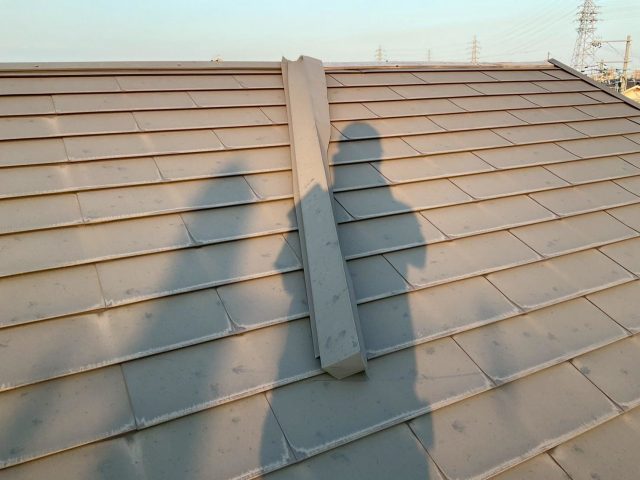 加古川市の剥がれかけた棟板金